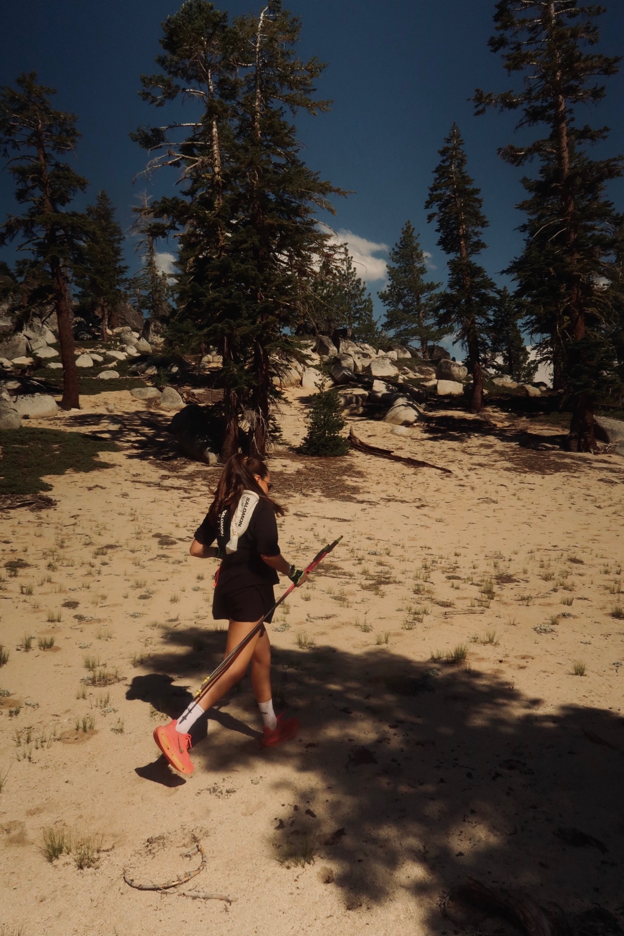 Trail running in the Sierra